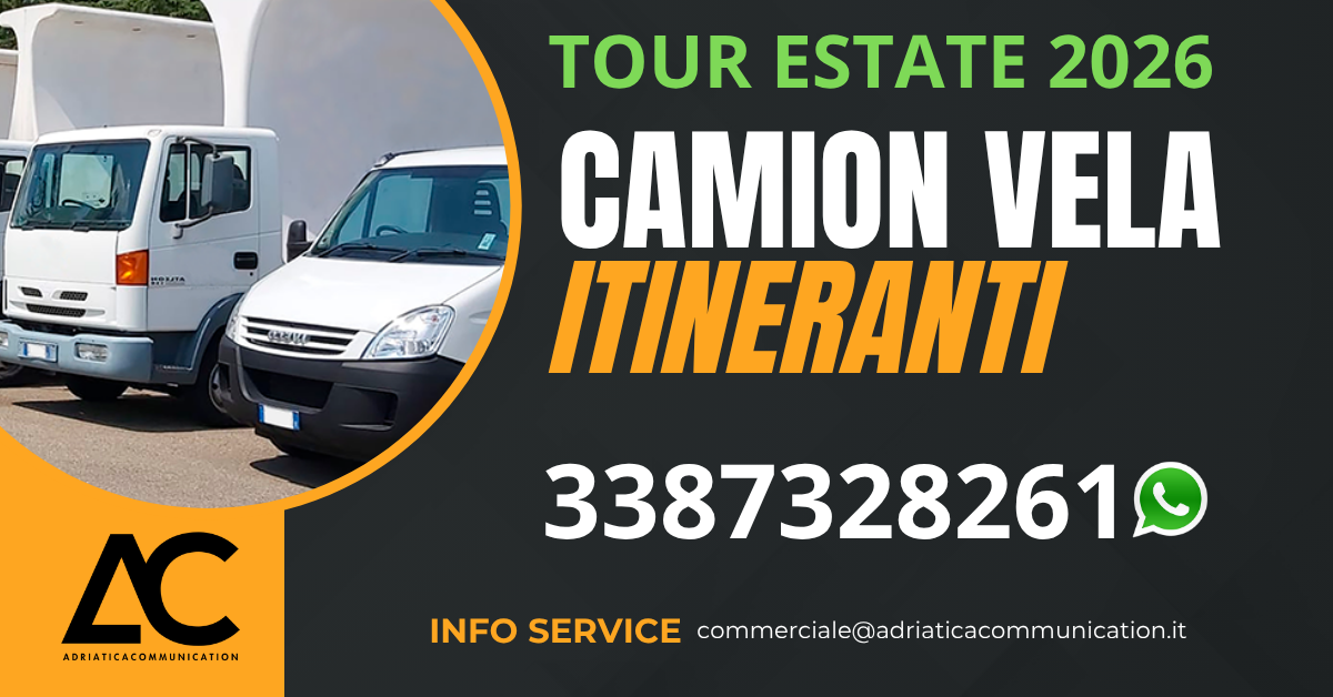 Camion Vela “Summer Tour 2026”